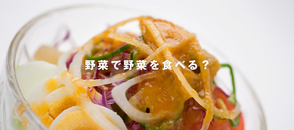 野菜で野菜を食べる?